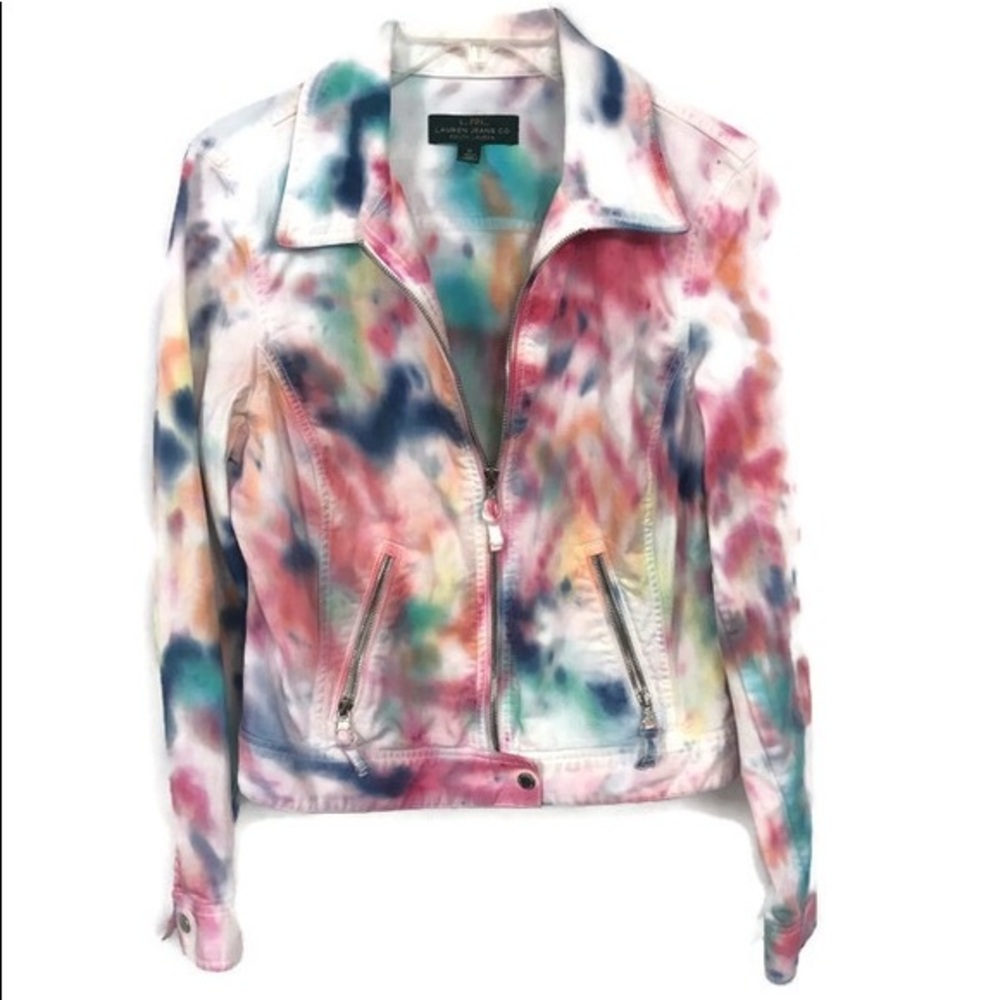 RALPH LAUREN TIE DYED‎ JACKET M - Picture 1 of 4